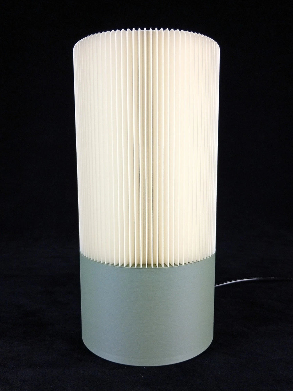 "Forma" Lumaline lampada da tavolo minimal colore grigio, stampa 3D PLA - PETG