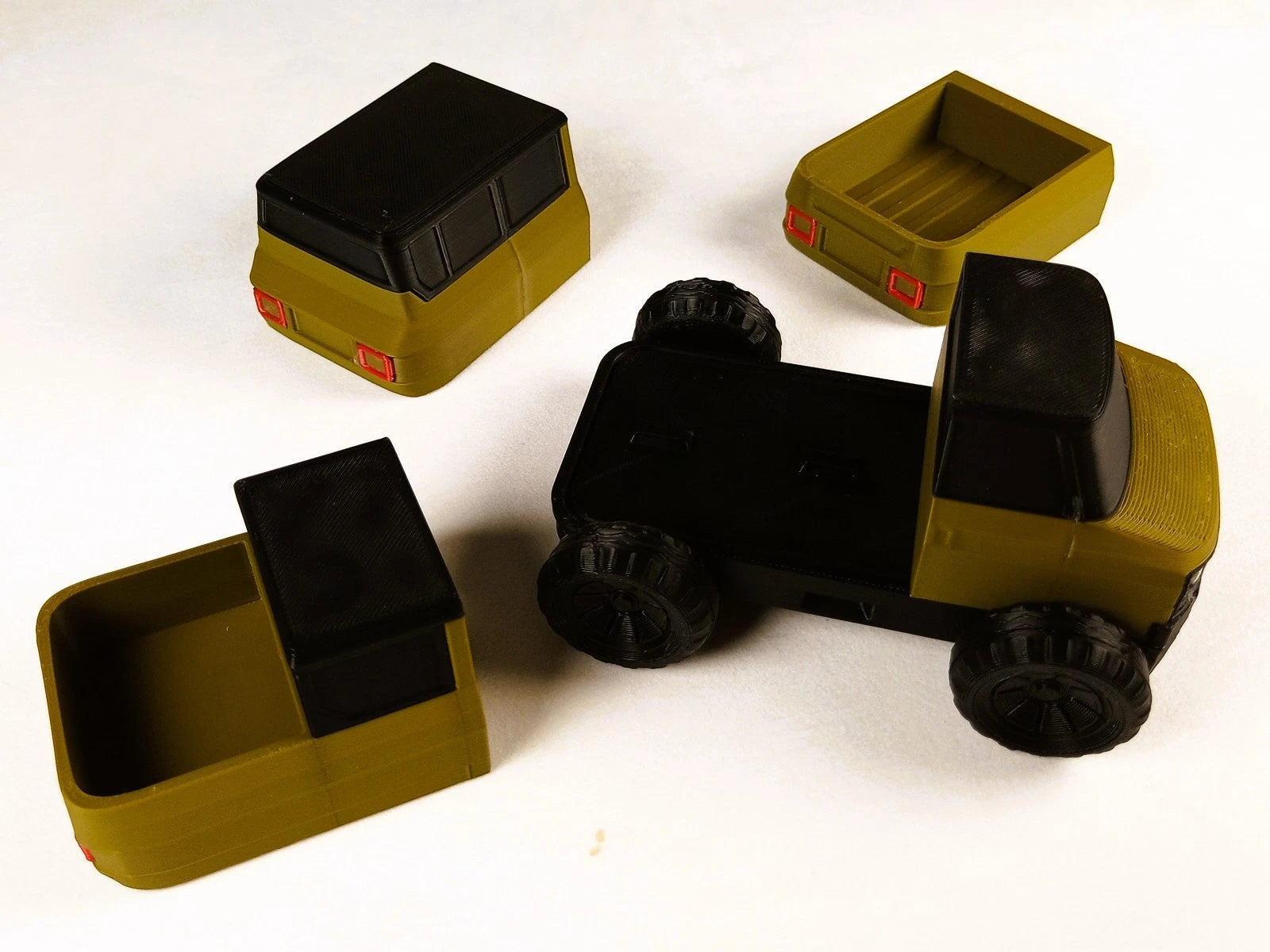 Snap Car Auto Giocattolo 3 in 1 a costruzione magnetica stampa 3d PLA