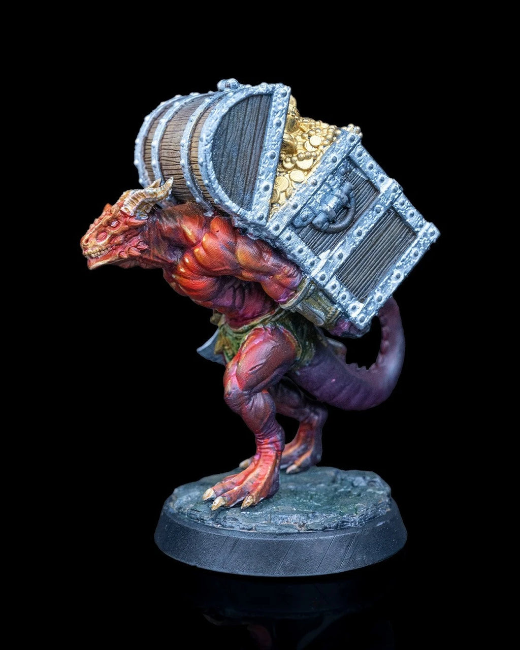 Dragonfolk Carrier Action Figure in resina Kit 75 mm stampa 3D