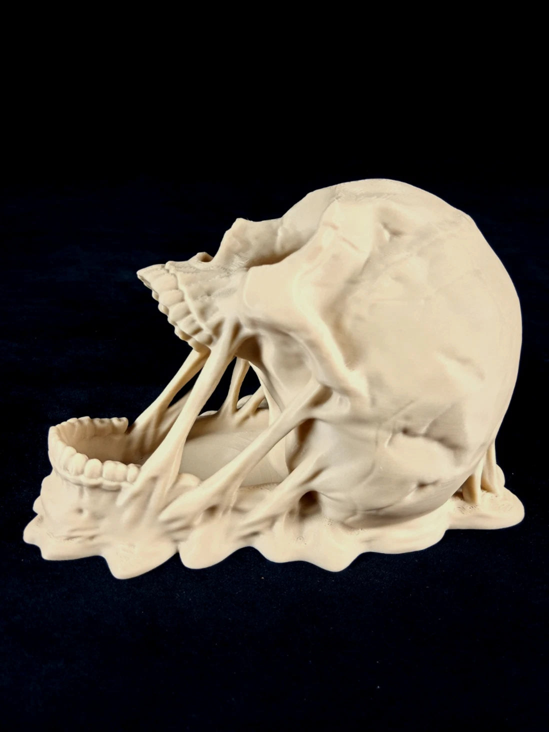 "Roll of Monsters" Doom Skull Dice Tower Torre lanciadadi stampa 3D PLA bianco