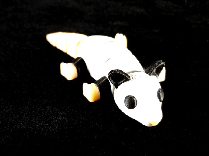 6 piccoli animali selvatici articolati action figure realizzate in stampa 3D