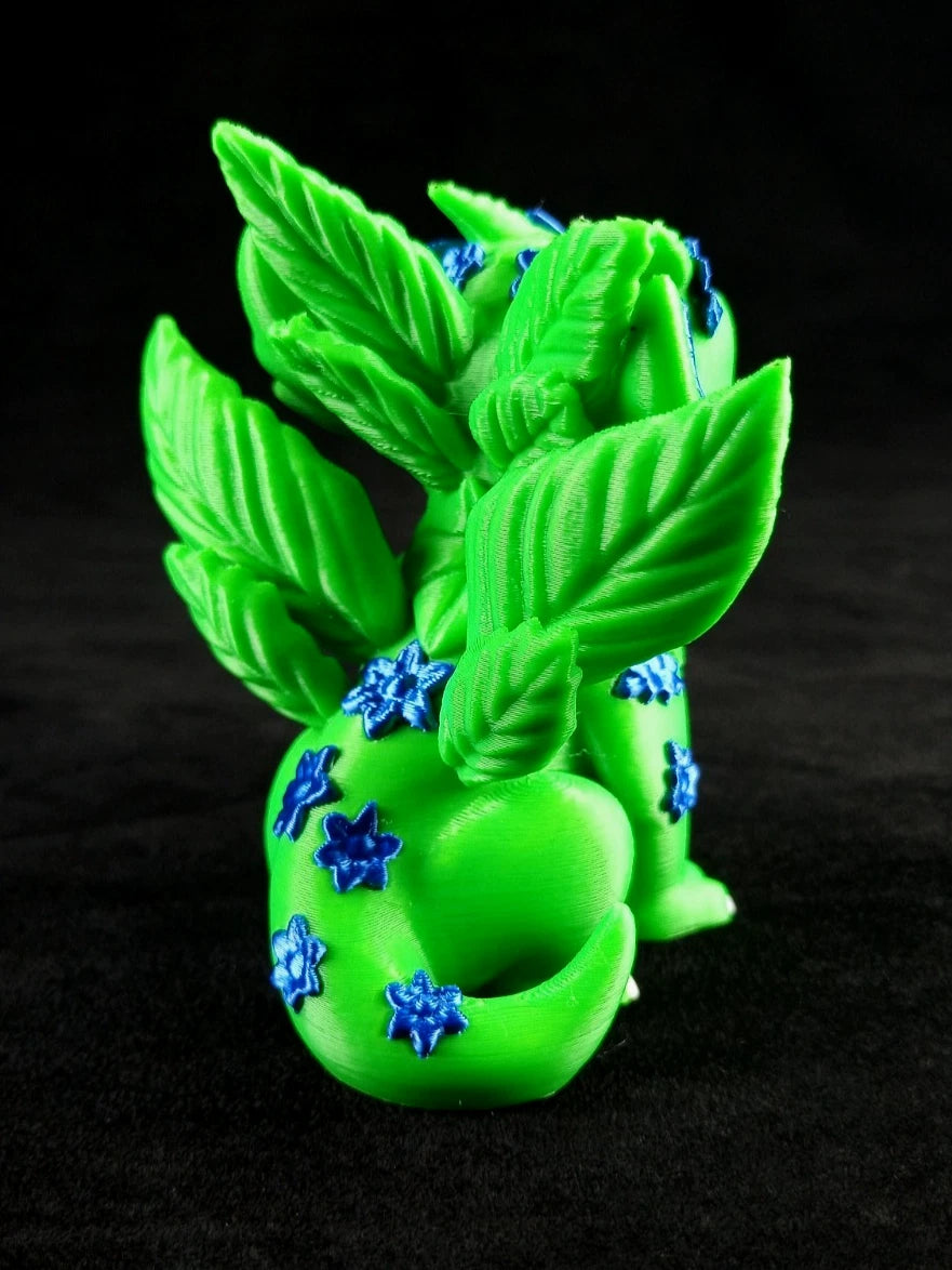 Dragon Nursery Flora baby drago + uovo contenitore, stampa 3d a colori PLA made in Italy