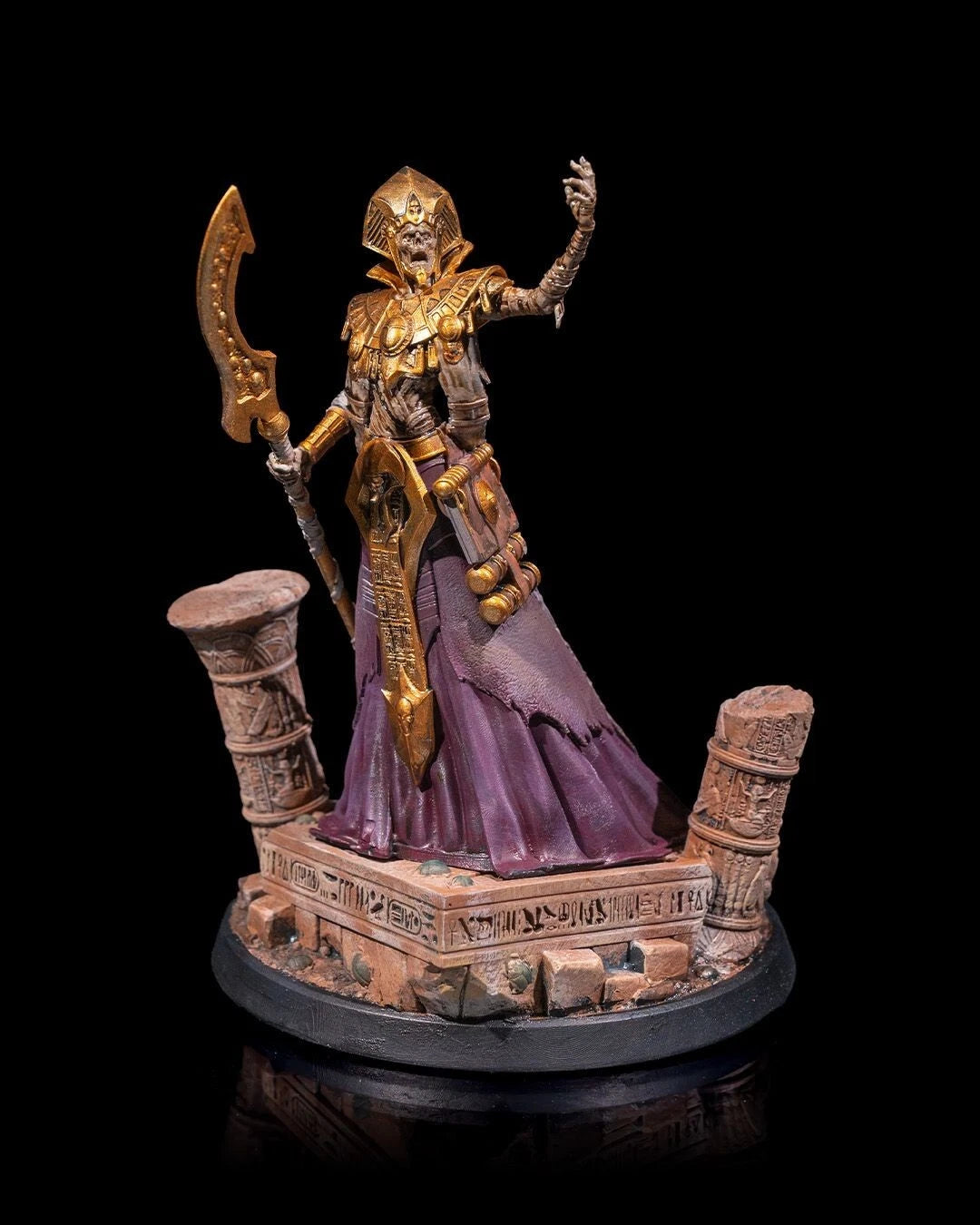 Sands of Time  "Pharaon Lich"  Action Figure in resina Kit 32 mm stampa 3D