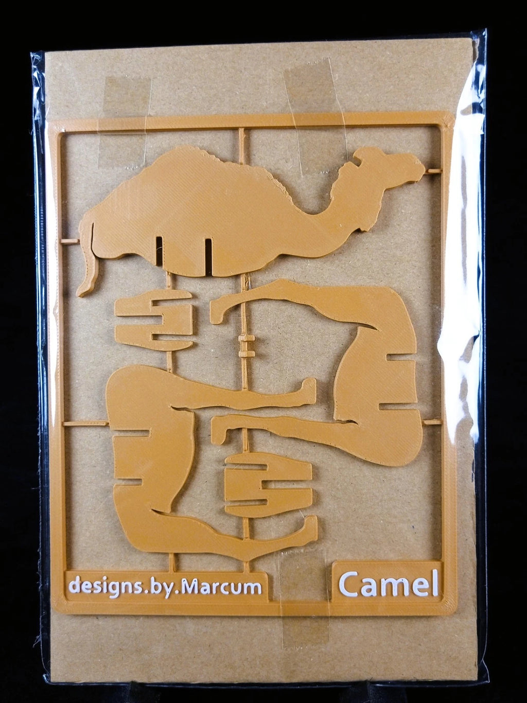 Dromedario kit di montaggio, puzzle a pannelli stampa 3D a colori