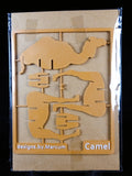 Dromedario kit di montaggio, puzzle a pannelli stampa 3D a colori
