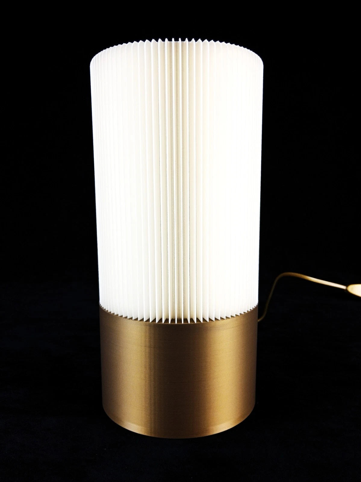 "Forma" Lumaline lampada da tavolo minimal colore bronzo, stampa 3D PLA - PETG