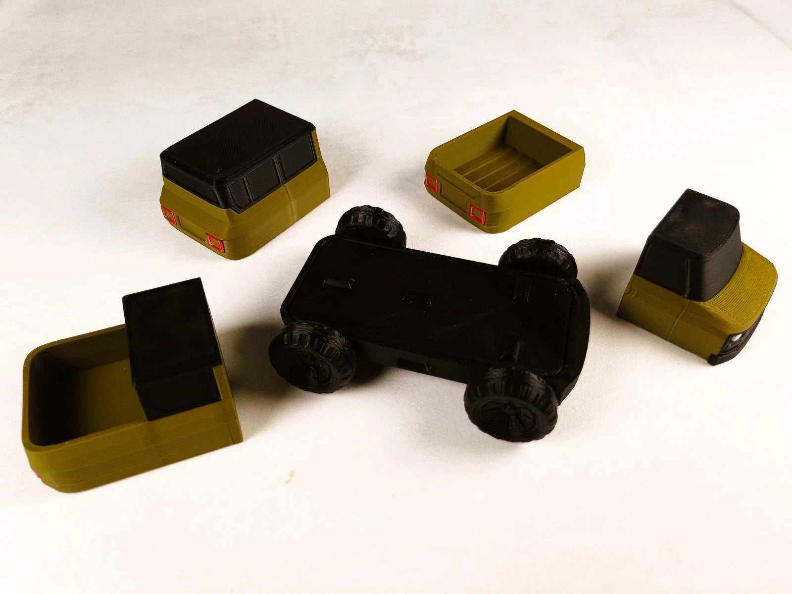 Snap Car Auto Giocattolo 3 in 1 a costruzione magnetica stampa 3d PLA