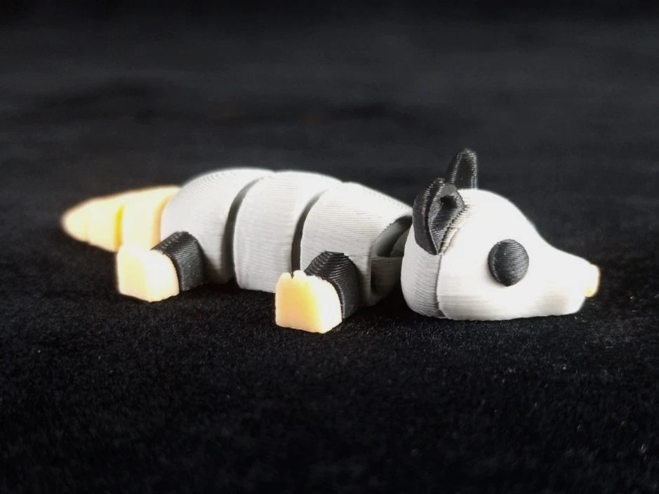 6 piccoli animali selvatici articolati action figure realizzate in stampa 3D