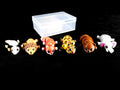 6 piccoli animali selvatici articolati action figure realizzate in stampa 3D
