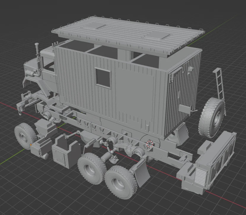 IVECO MAGIRUS 330.30 ANW Overland Kit in resina scala 1:43