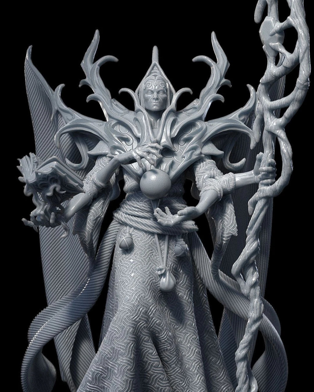 Serie "Bestiarium of the Mad Scholar" Alastor Bermoth Action Figure in resina Kit 75 mm stampa 3D