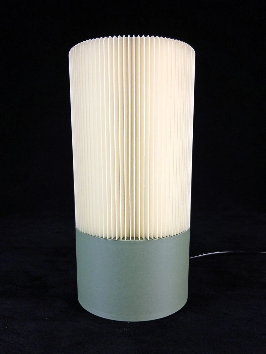 "Forma" Lumaline lampada da tavolo minimal colore grigio, stampa 3D PLA - PETG