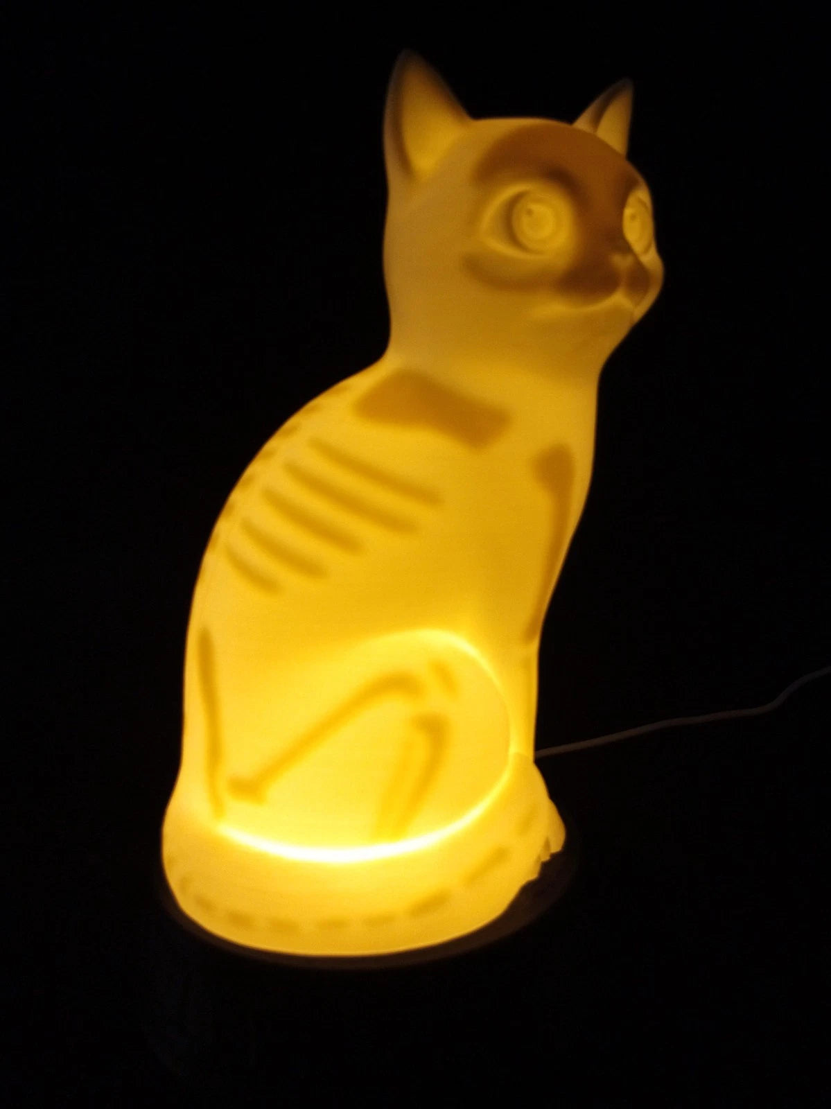 X Ray Cat lampada da tavolo a forma di Gatto "ai raggi X quando acceso", stampa 3D PLA