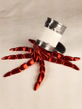 Gus, the Octopus polpo articolato rosso seta Fidget toy diametro 18 cm stampa 3D