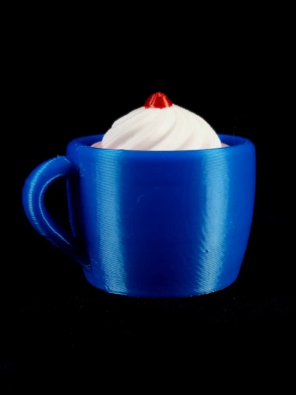 1 Hot Cocoa Mug Clicker Tazzina cliccabil antistress realizzata in stampa 3D