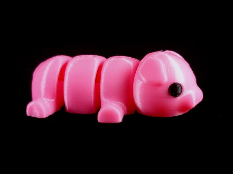 6 piccoli animali domestici articolati action figure realizzate in stampa 3D