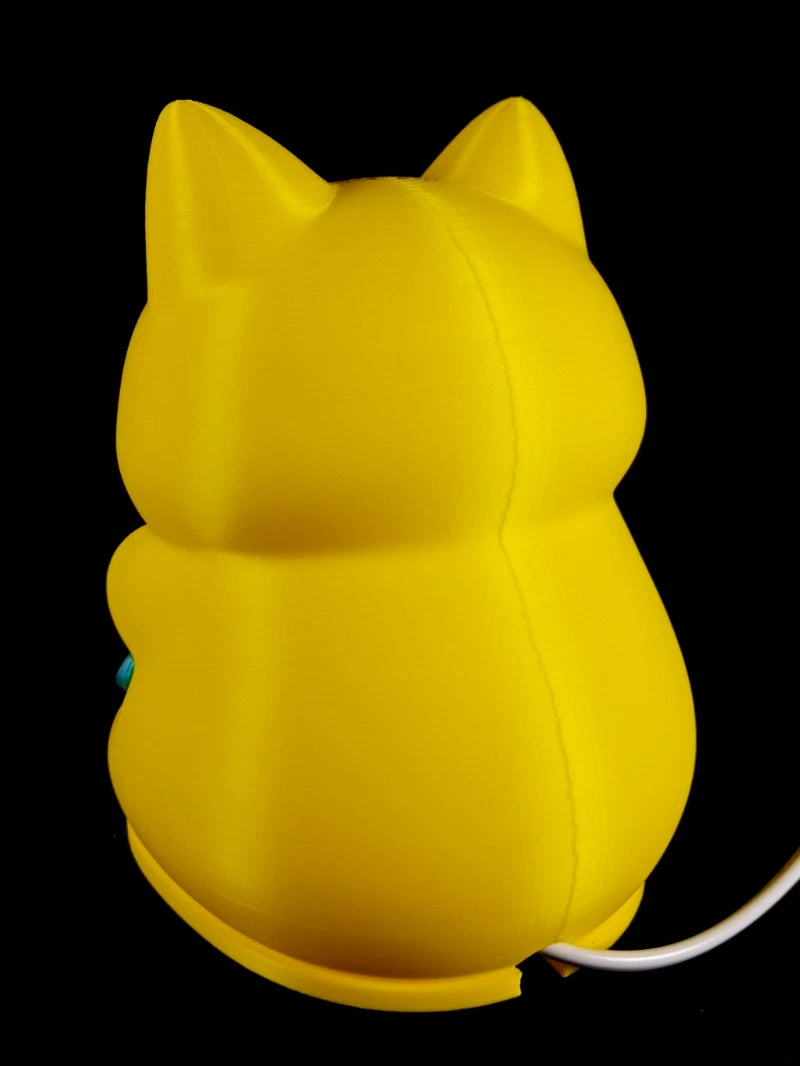 Meow Glow lampada da tavolo a forma di Gatto luminoso giallo luce led G9 220 v