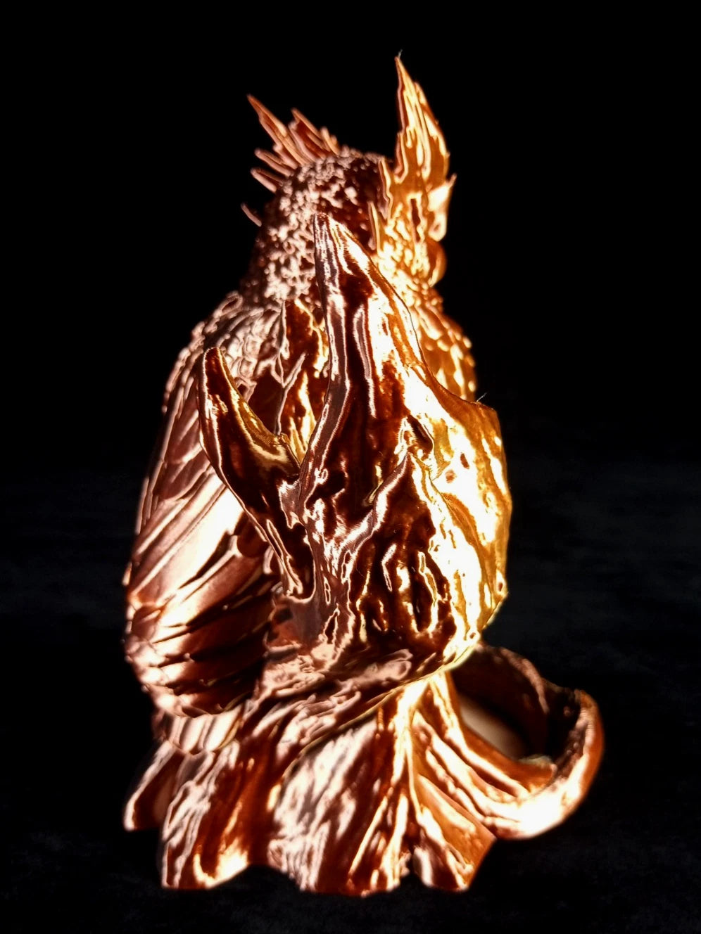 "The Omen Owl" Gufo, Dice Tower Torre lanciadadi stampa 3D PLA seta tricolor