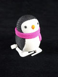 Penguin Crochet Toy Pinguino che cammina giocattolo meccanico con movimento a carica stampato in 3D a colori